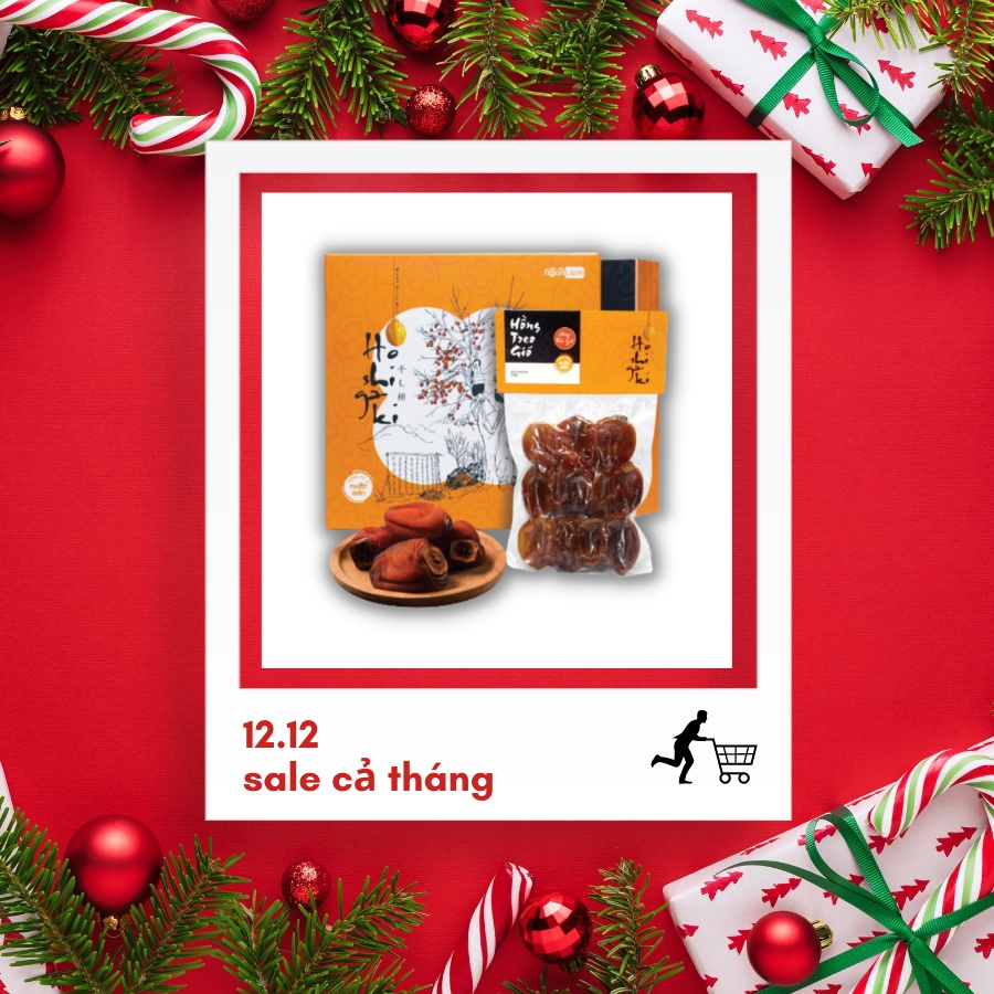 Hồng Treo Gió Đà Lạt (Hồng Trứng) Hộp Đặc Biệt 250gr - Đặc Sản Ngon Lành - FoodMap | BigBuy360 - bigbuy360.vn