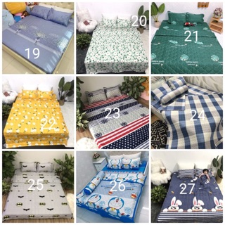 BỘ GA GỐI POLY COTTON MẪU MỚI (ib chọn mâu)