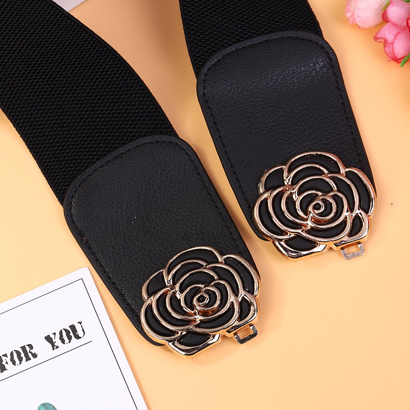 Đai váy dây lưng họa tiết 6cm H42