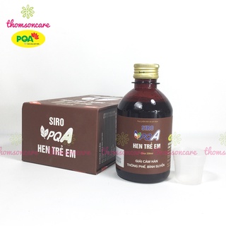 Siro PQA - hỗ trợ giảm hen cho bé