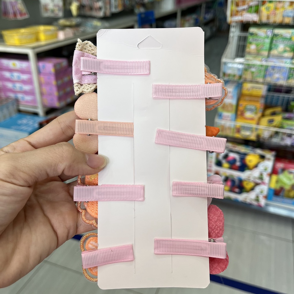 Set 8 Kẹp Mái Công Chúa Cho Bé
