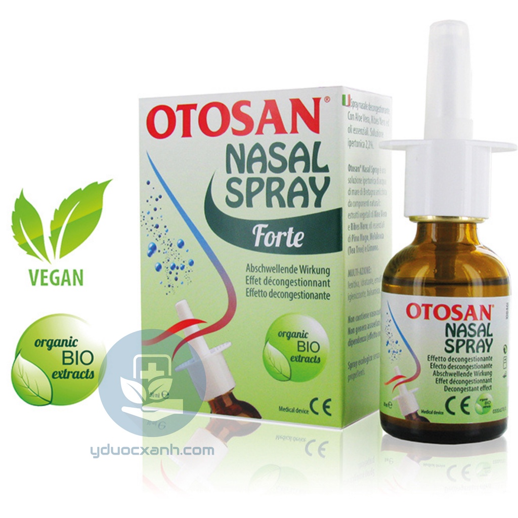 Mua [Chính Hãng] OTOSAN NASAL SPRAY FORTE, 30ml, Xịt mũi sạch hốc mũi cho người lớn - Y Dược Xanh