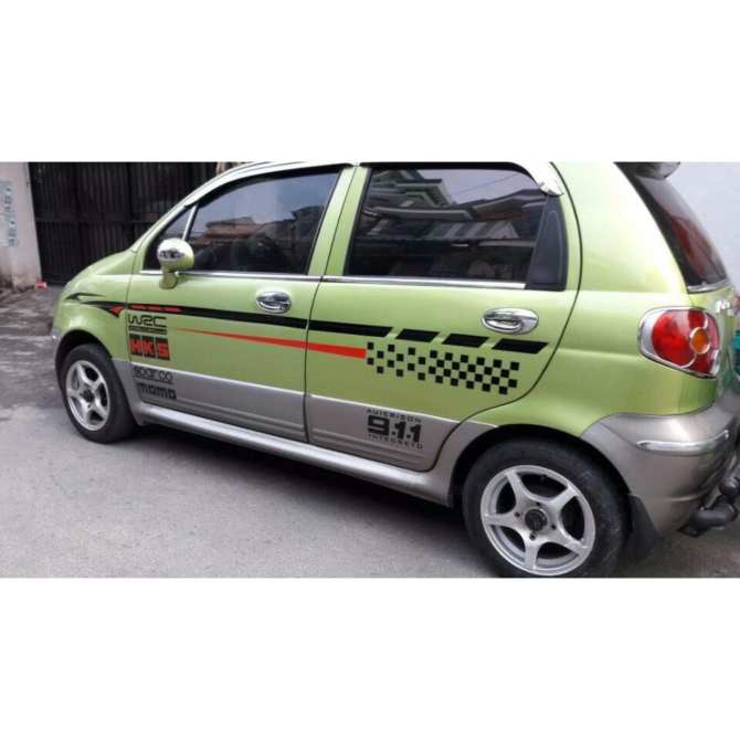 Tem dán sườn ô tô matiz Spark Đẹp