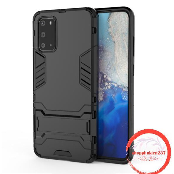 Ốp lưng Samsung S20 , S20 Plus , S20 Ultra Ốp Chống Sốc Iron Ver 1 Cao Cấp Có Giá Đỡ