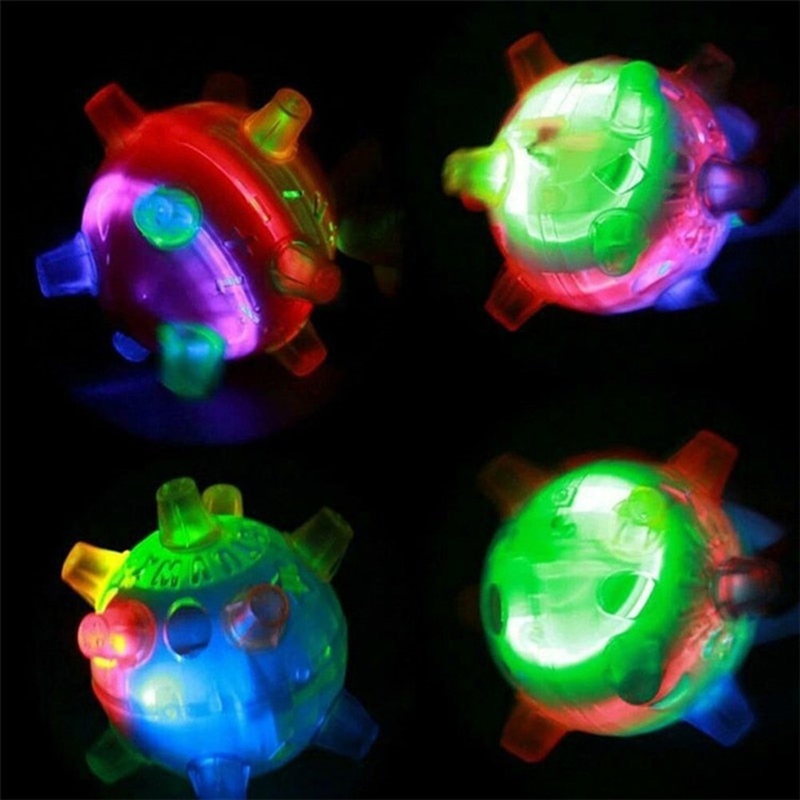 Đồ Chơi Quả Bóng Nhảy Có Nhạc Và Đèn RGB 5in Cỡ Nhỏ / Vừa / Nhỏ