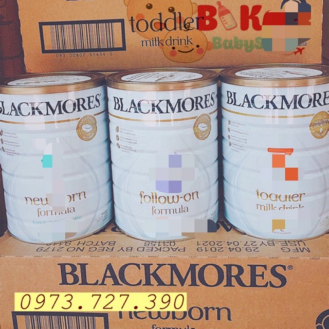 Sữa Blackmore đủ số 900gr mẫu mới 2023