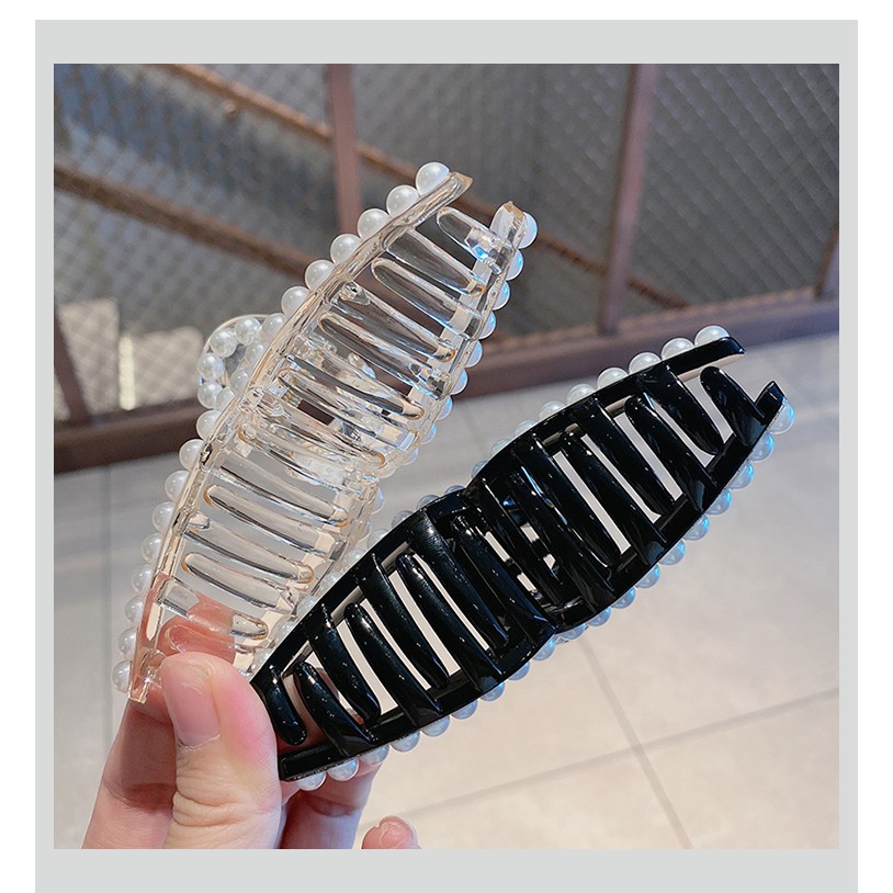 [Rẻ Vô Địch] Kẹp Tóc,  Kẹp Càng Cua Đính Hạt Phong Cách Hàn Quốc Cho Nữ, Bé Gái