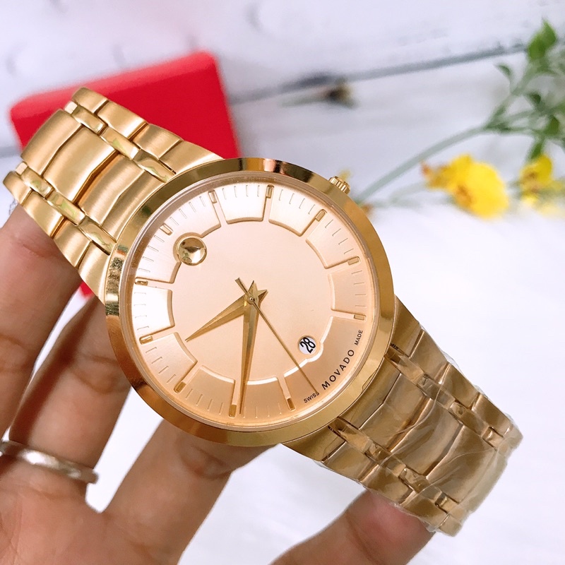 Đồng hồ đôi nam nữ hiệu MOVDO thời trang chống nước chống xước bền đẹp