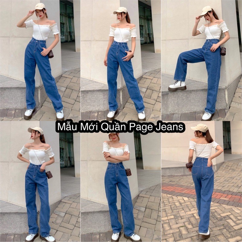 Quần Jeme Denim Culotes from chuẩn ống rộng điểm nhấn 2 túi phía trước tôn vòng 3