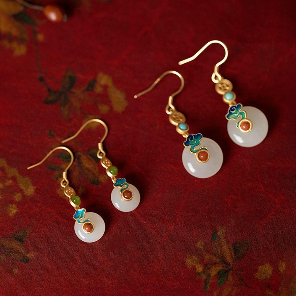 Nhẫn Hở Bằng Đồng Hình Đám Mây Phong Cách Trung Hoa Cổ Điển