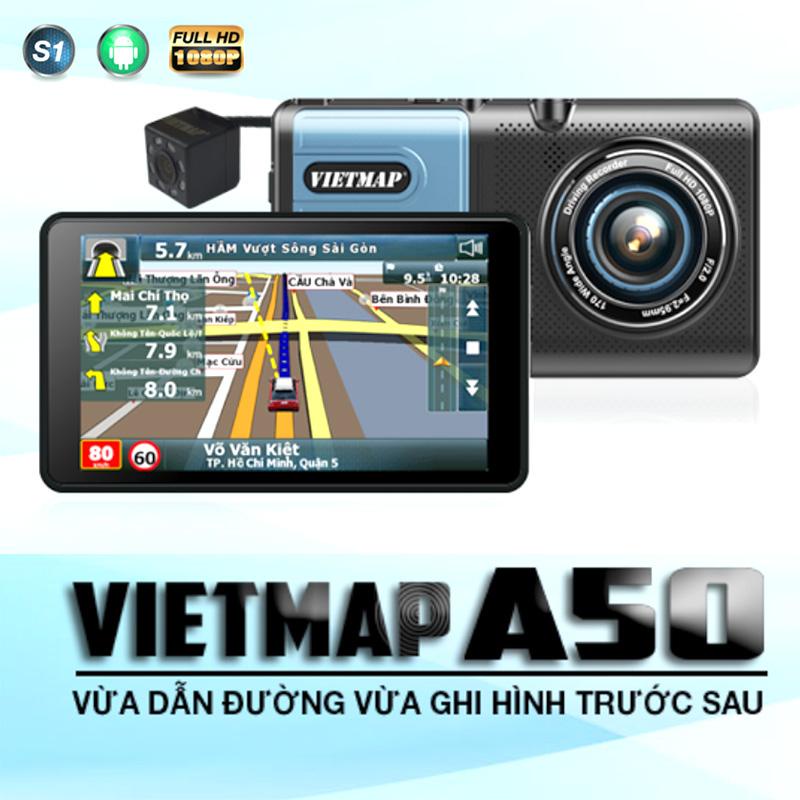 Camera hành trình ô tô VIETMAP A50, cảnh báo giới hạn tốc độ, tặng kèm thẻ nhớ 32gb | WebRaoVat - webraovat.net.vn