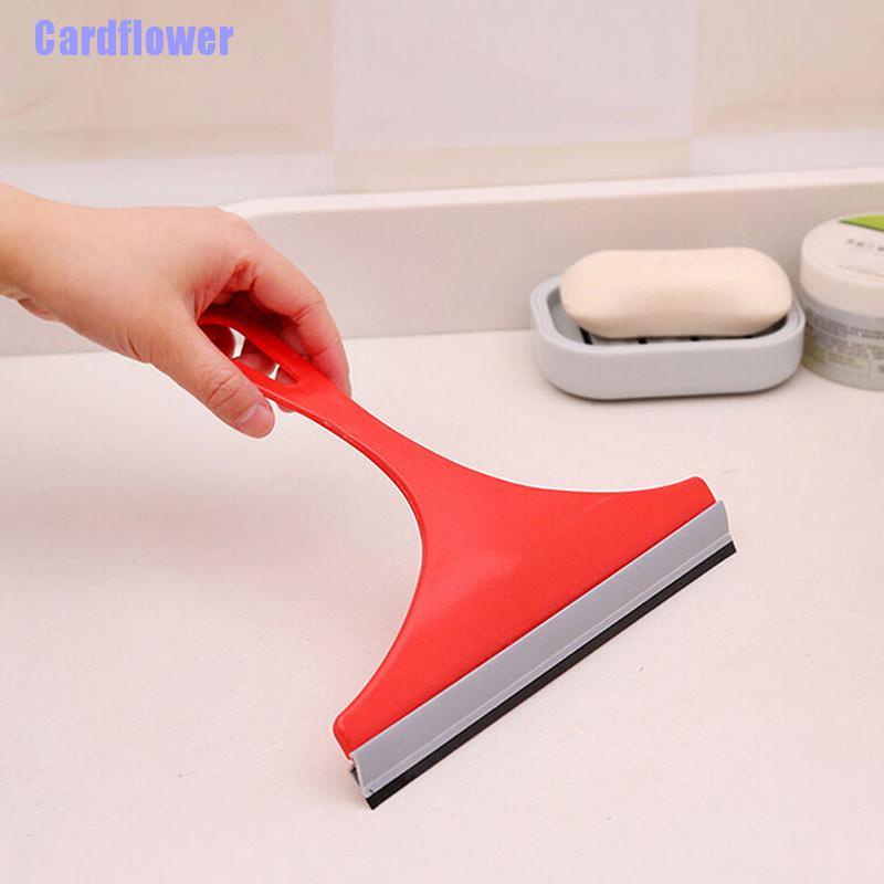 Cardflower  New  Window Glass Squeegee Cleaner Blade Home Bathroom Car Mirror Wiper Tool