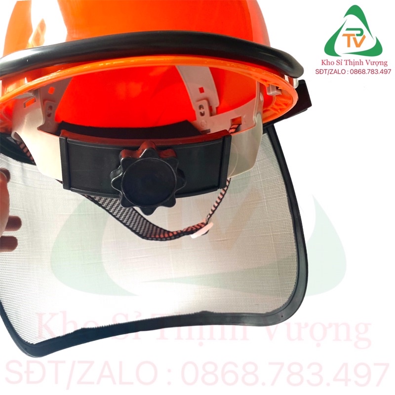 Mũ Cắt Cỏ Bảo Hộ Lao Động Nón Bảo Hộ Cao Cấp Có  Lưới Chắn An Toàn Bảo Vệ Mắt An Toàn