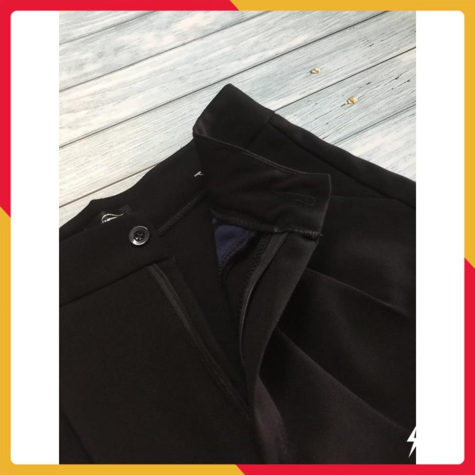 Quần tây nữ công sở form dáng đẹp [HÀNG VNXK] - Quần âu công sở thiết kế khóa giữa vải tuyết mưa xịn, mịn | BigBuy360 - bigbuy360.vn