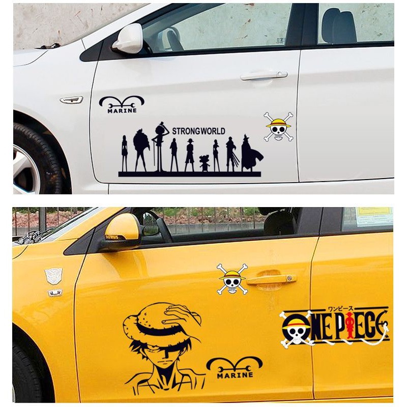 Decal hoạt hình One Piece - decal dán tường đảo hải tặc 3
