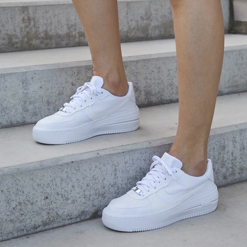Giày AF1 Air Force 1 PLTAFORM 'Triple White'  💯