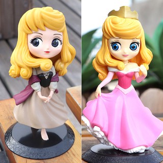 Disney disney disney q phiên bản ngủ người đẹp công chúa ello aurora q phiên bản hình mô hình bánh trang trí búp bê quà tặng