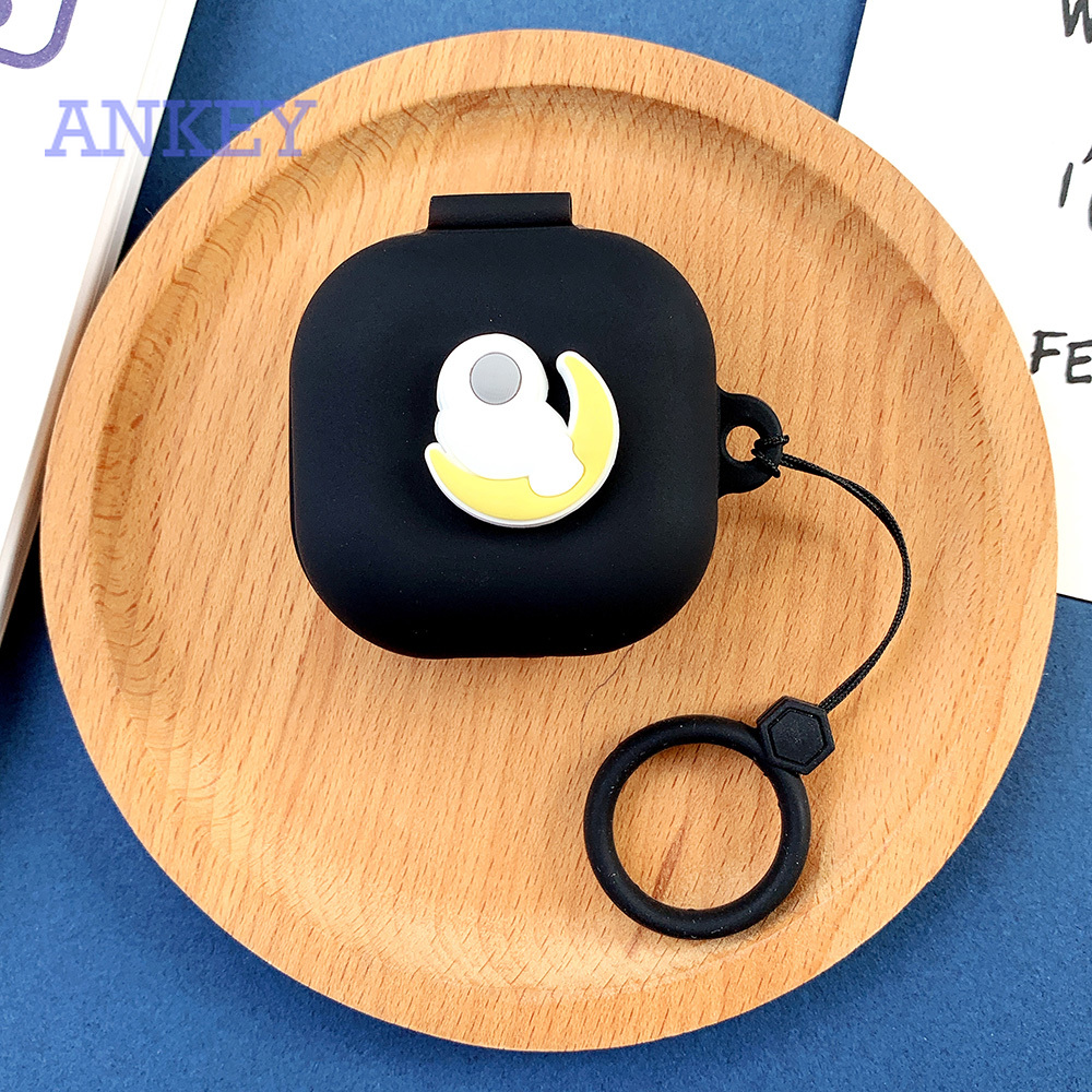 Samsung Galaxy Buds Live / Buds Pro / Buds 2 / Buds + Plus Bộ vỏ bảo vệ hộp sạc tai nghe kèm móc khóa cho