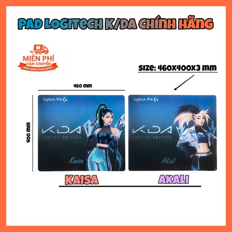 Pad Di Chuột Chơi Game Logitech G640 KDA Hàng Chính Hãng