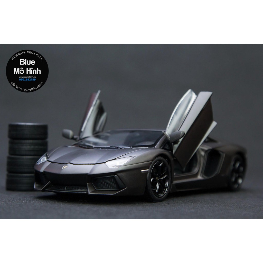 Blue mô hình | Xe mô hình Lambo Aventador LP700 Welly 1:24