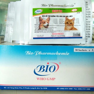 MEN TIÊU HOÁ BIOTIC - dành cho thú y