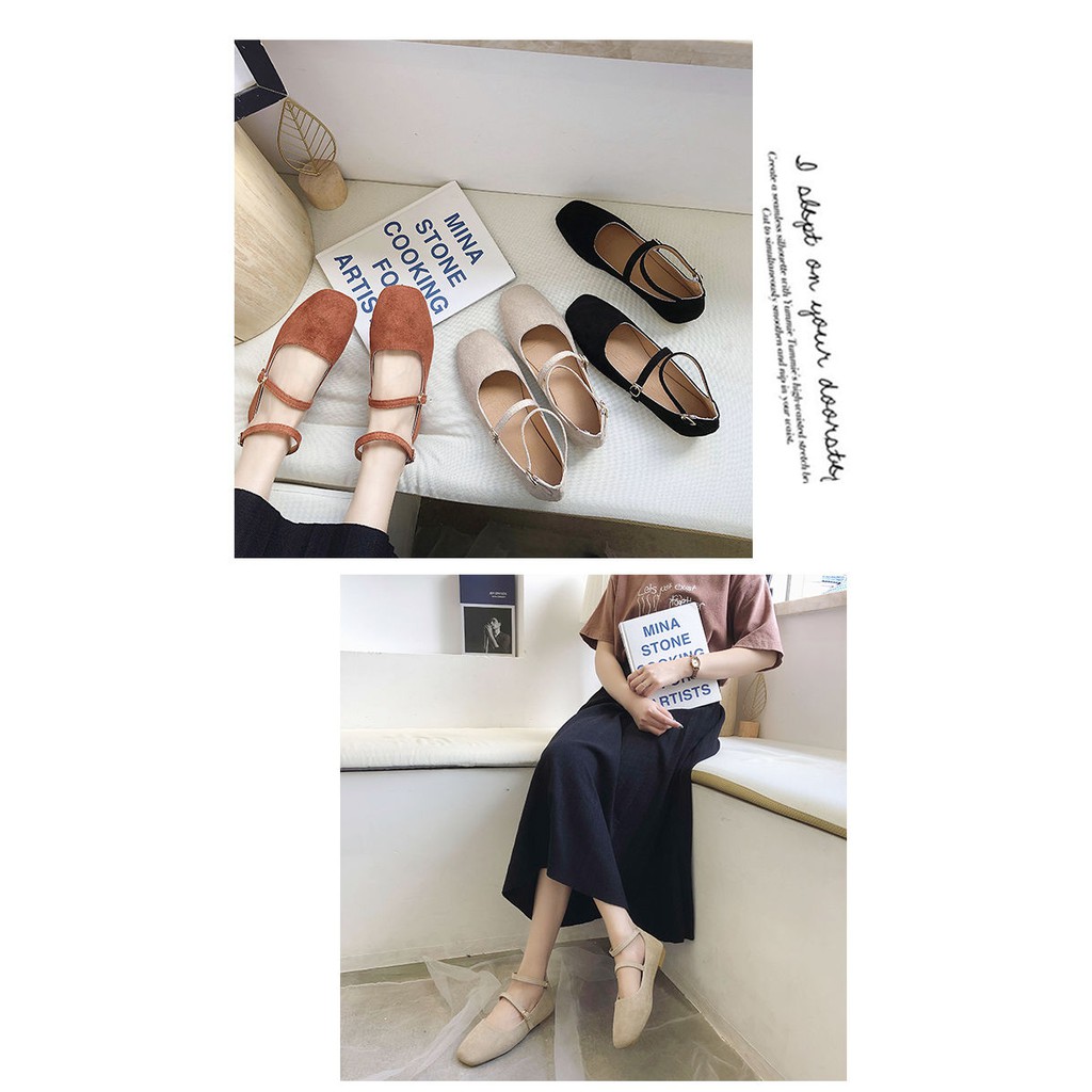 Giày Búp Bê Nữ Thời Trang Vintage | BigBuy360 - bigbuy360.vn
