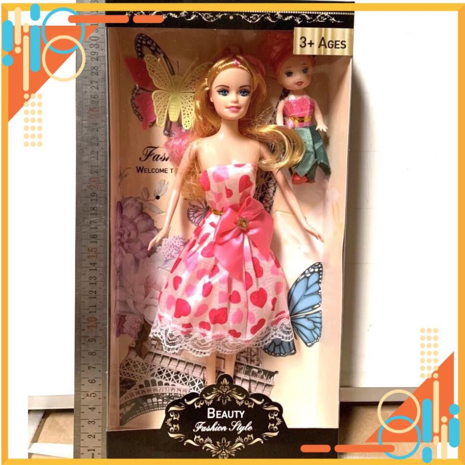 Giảm Giá Sốc (MUA 1 TẶNG 1) Đồ chơi Búp bê Barbie - mua búp bê lớn tặng kèm búp bê nhỏ