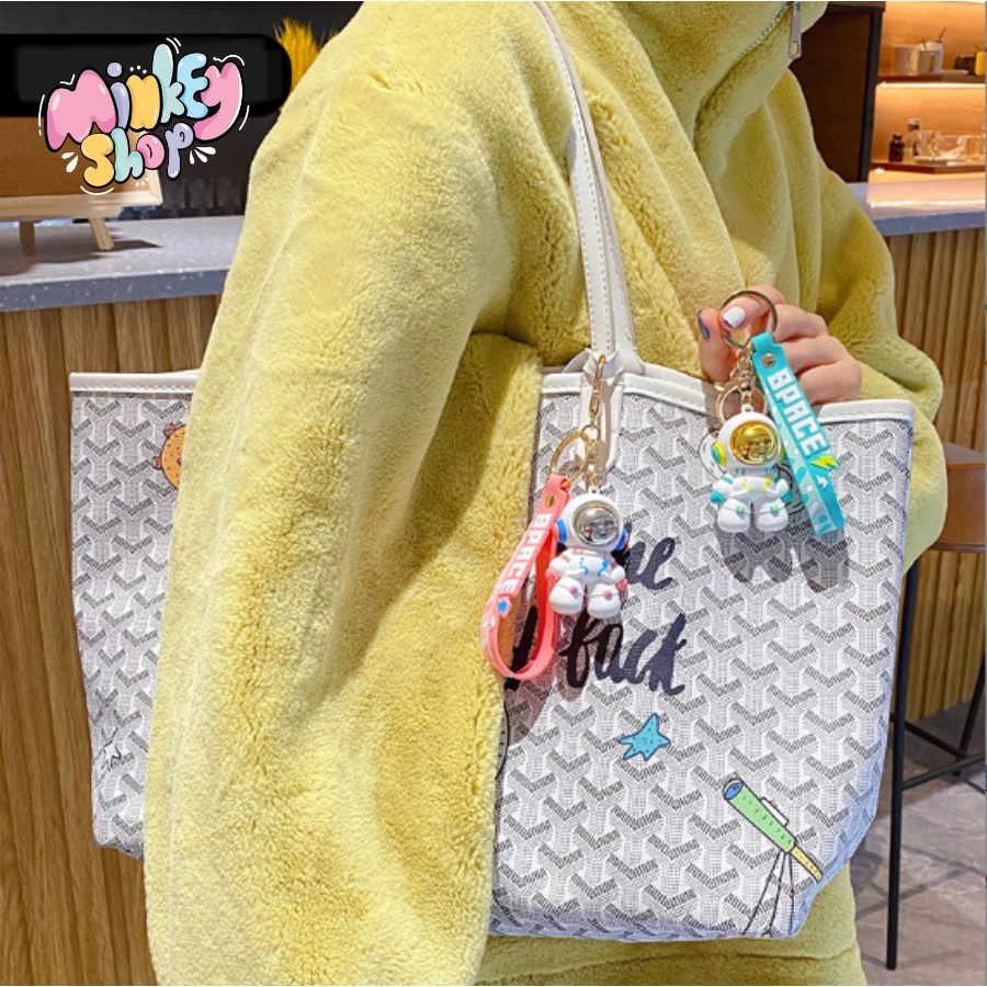 ​​Móc Khóa phi hành gia Đẹp Cute dễ thương phụ kiện Túi Xách-Minkey