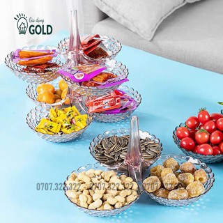 Khay Đựng Mứt Tết, Khay Mứt Vảy Cá Hình Tháp