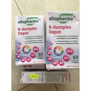 Altapharma  Vitamin B Viên nén tổng hợp - Hàng xách tay Đức