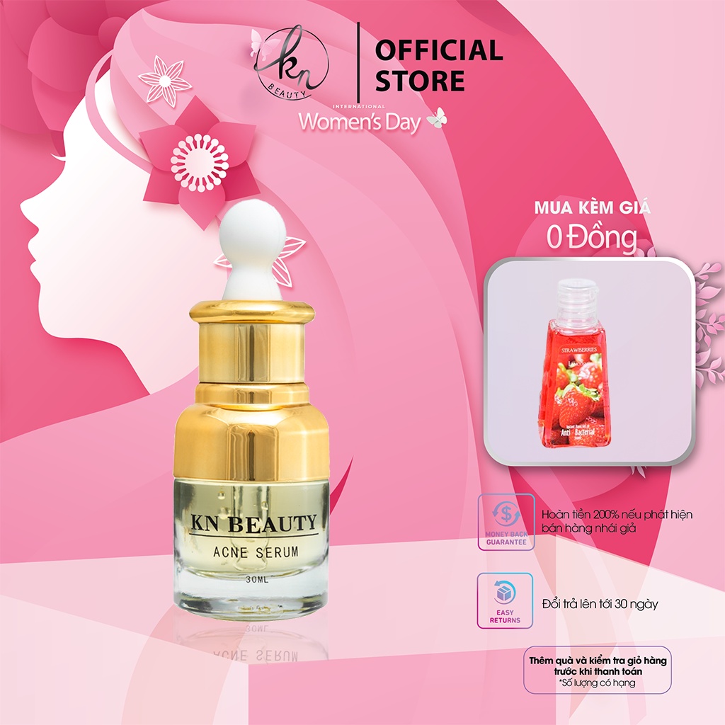 &lt;Nhận quà ngay&gt; Serum Ngừa mụn, Giảm thâm, Dưỡng trắng KN Beauty