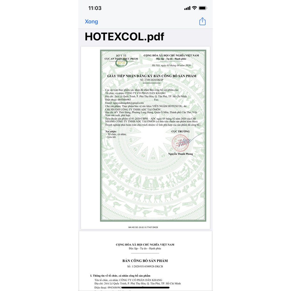 Viêm ngậm thanh họng HOTEXCOL