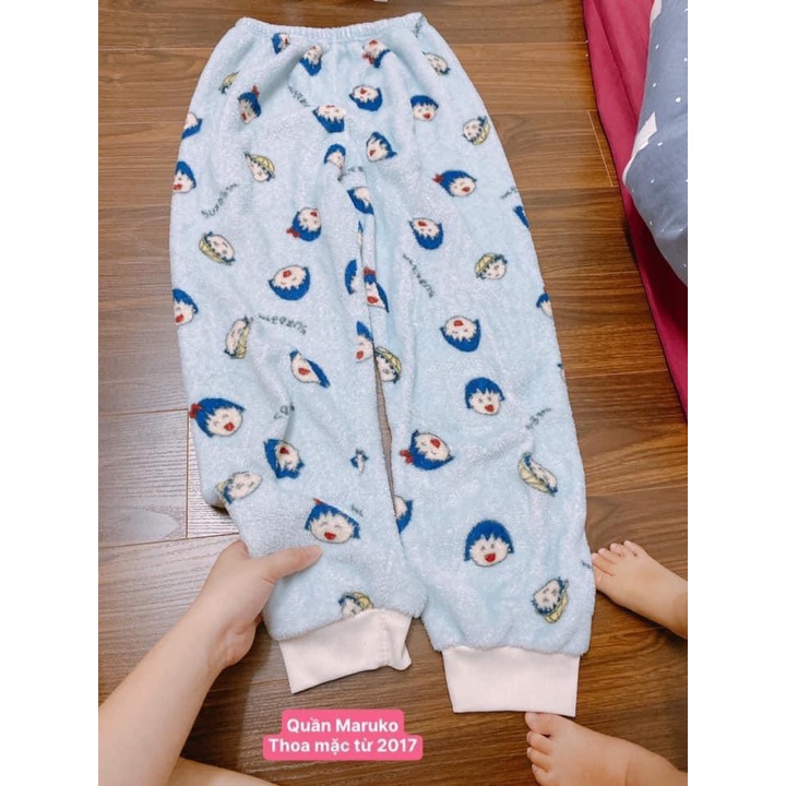 Bộ đồ ngủ bông mặc nhà siêu ấm mùa đông | BigBuy360 - bigbuy360.vn