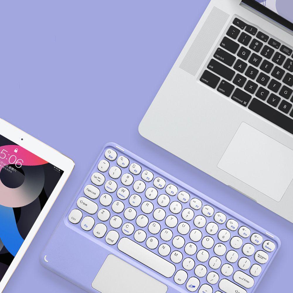 1 Bàn Phím Bluetooth Mini Siêu Mỏng Cho Máy Tính Bảng PC