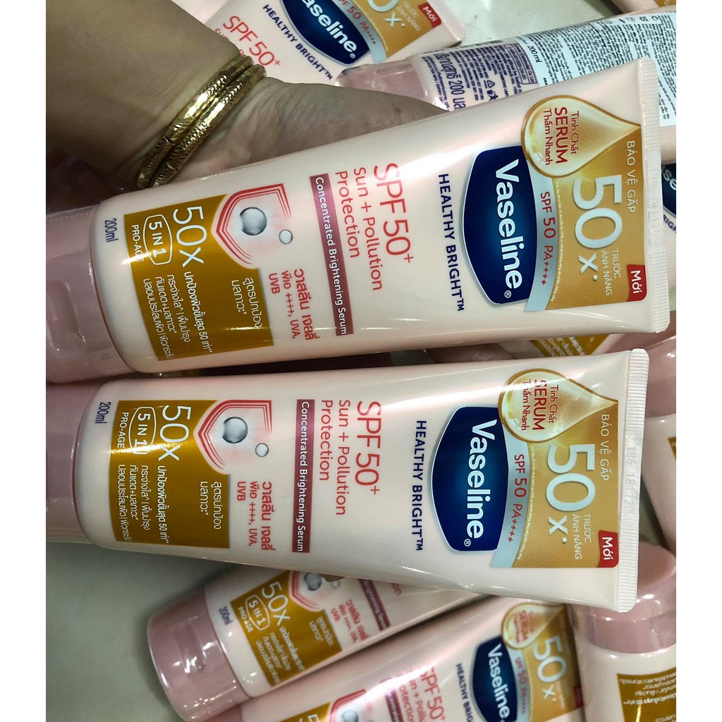 KEM DƯỠNG DA CHỐNG NẮNG VASELINE50X SPF 50++