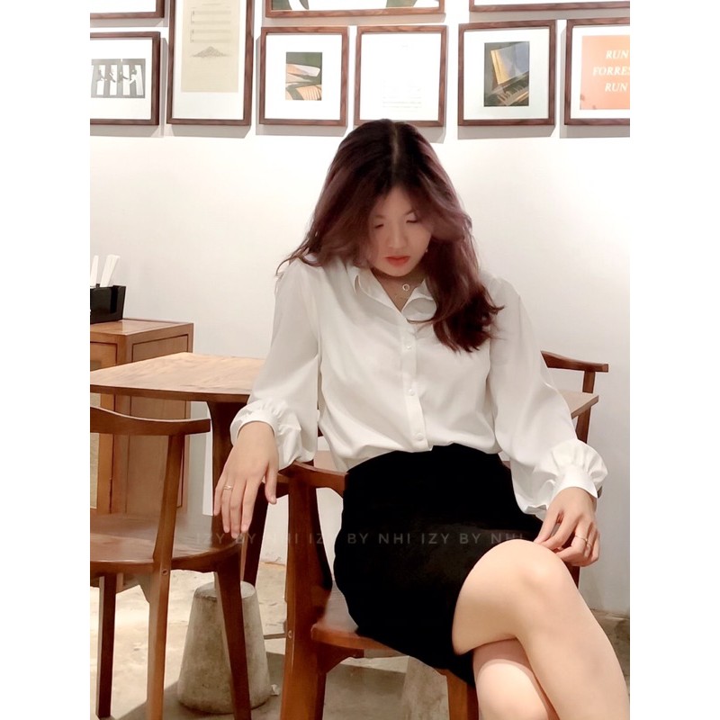 CHÂN VÁY BIGSIZE UMI DÁNG A MÀU ĐEN - IZYBYNHI | BigBuy360 - bigbuy360.vn