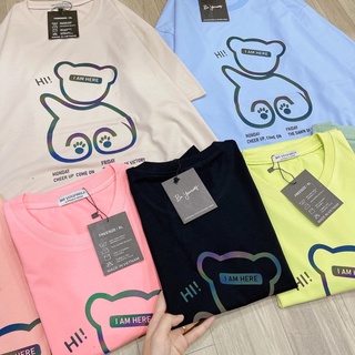 Áo Thun Phản Quang Gấu Hi Unisex
