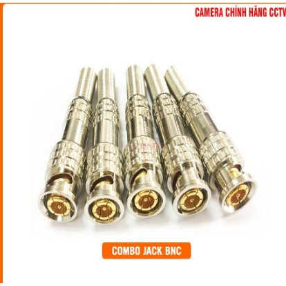 ĐẦU BNC LÒ XO DÙNG CHO CÁP RG59 - RG6