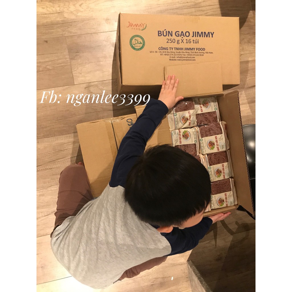 Bún khô gạo lứt Jimmy 250gr