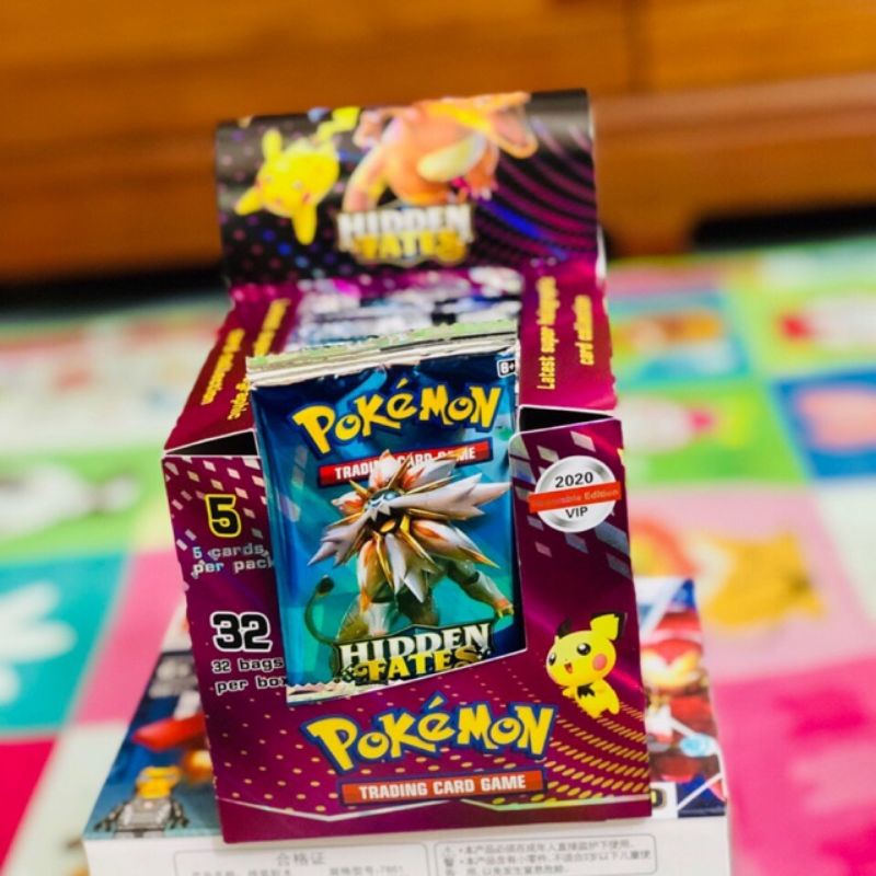 Hộp thẻ bài pokemon 32 gói [ hàng VIP ]