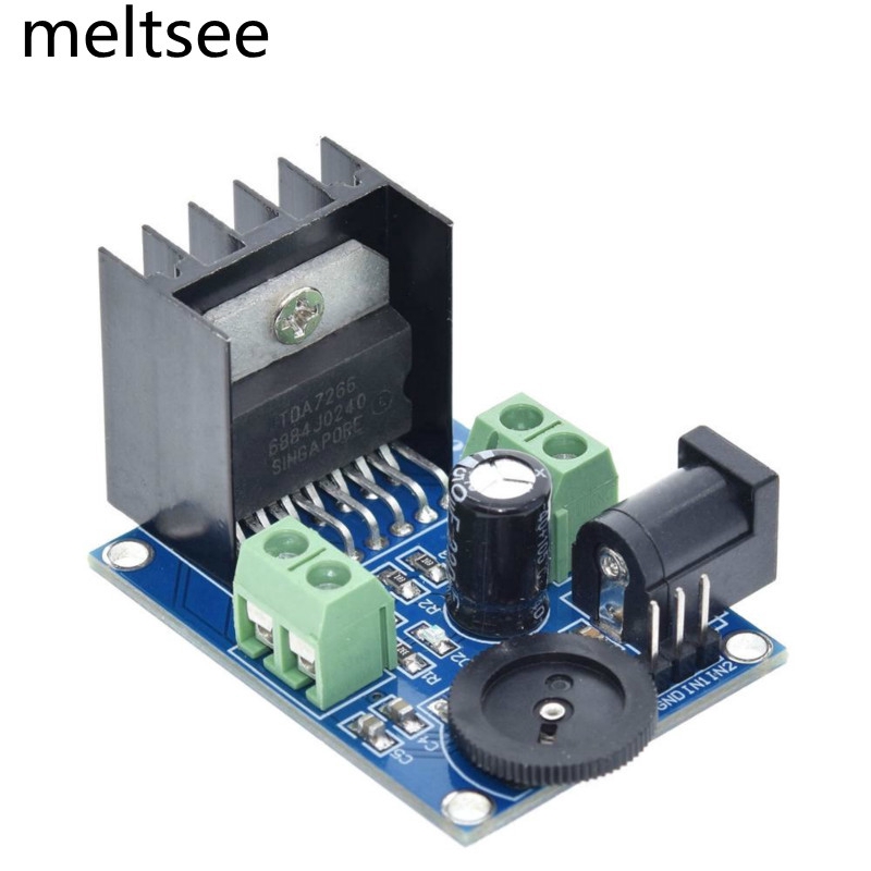 Bảng mạch khuếch đại âm thanh HIFI TDA7266 7W+7W 4-8 ohm 5-15W