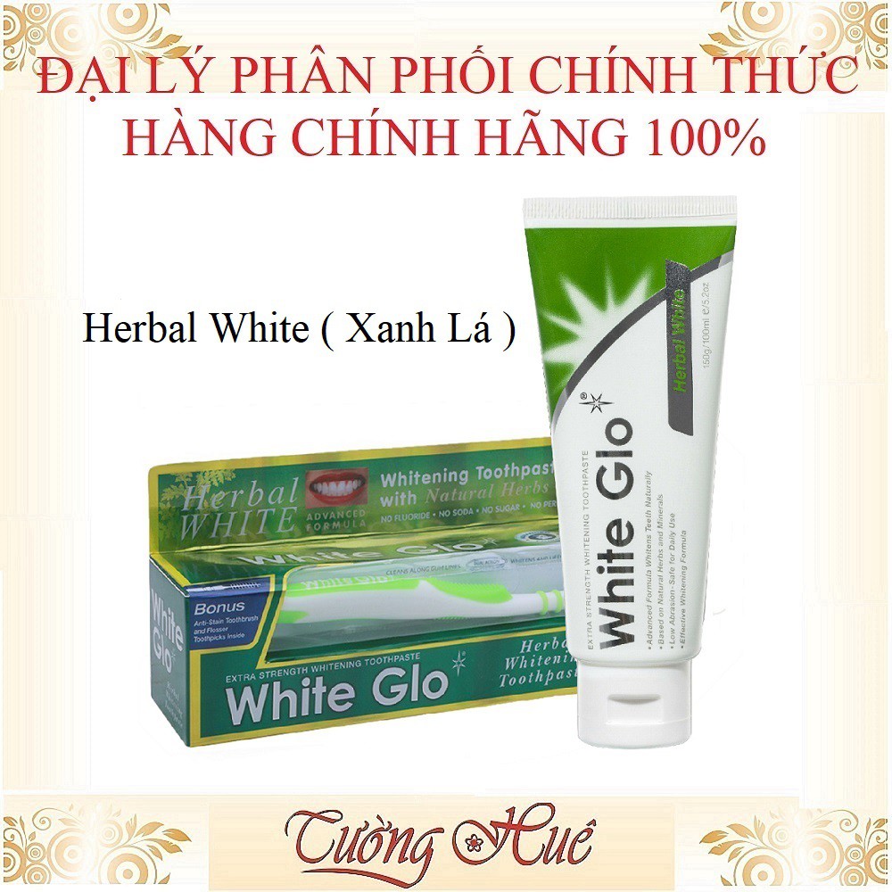 Kem Đánh Răng White Glo Extra Strength Whitening Toothpaste - 150g ( Nhiều Lựa Chọn )