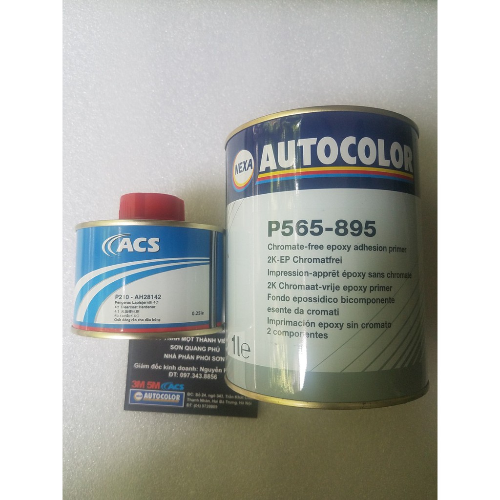 P565-895 Sơn lót chống gỉ (Epoxy) hãng Nexa Autocolor thuộc tập đoàn PPG Mỹ ( Sơn oto xe máy )