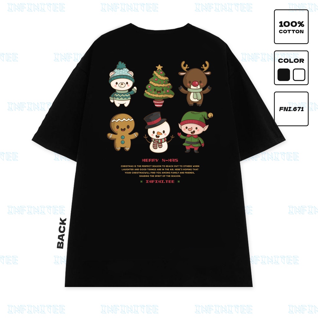 Áo thun INFINITEE Fni0671, Thun 100% Cotton - form rộng Unisex.