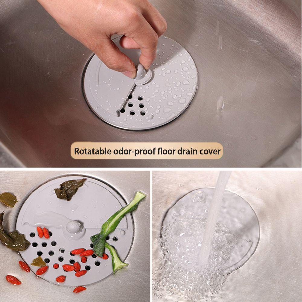 PISTA Nắp Đậy Cống Thoát Nước Bồn Rửa Chén Dạng Xoay Bền Bỉ Có