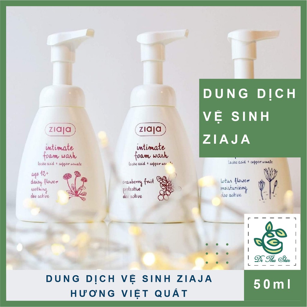 Dung Dịch Vệ Sinh ZIAJA Chính Hãng Hương Việt Quất 50ML