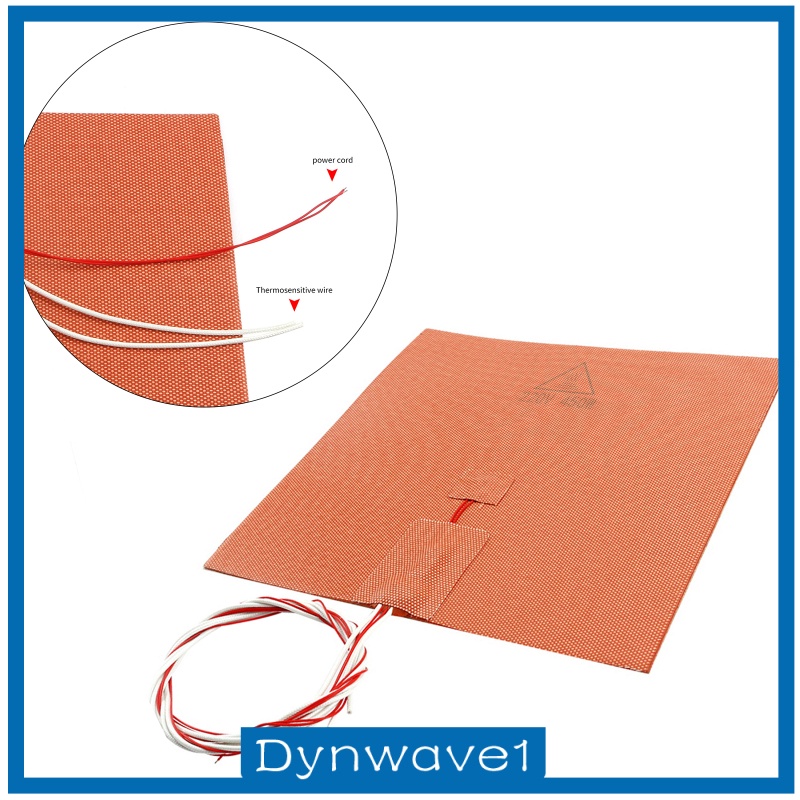 [DYNWAVE1] 3D Printer Silicone Rubber Heater Heated Bed 450W 220V Professional