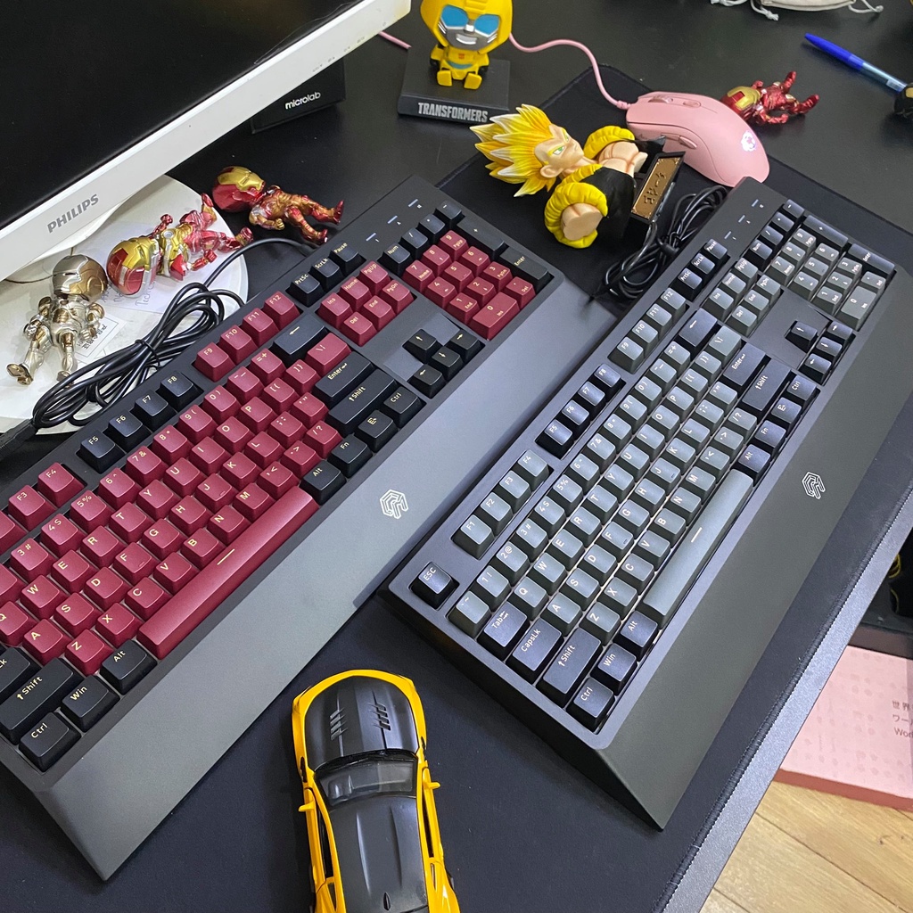 BÀN PHÍM CƠ CHƠI GAME AKKO MOJIKE GK1 LED TRẮNG AKKO SWITCH V2