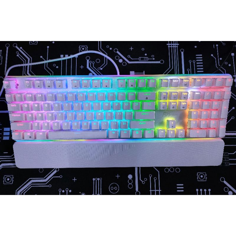 Bàn Phím Cơ RK918 Trắng FULL Led - BH 12 tháng