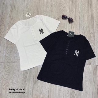 Áo NY cổ V cúc - TL/BN